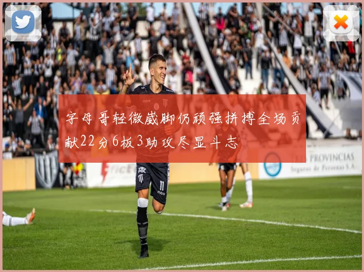 字母哥轻微崴脚仍顽强拼搏全场贡献22分6板3助攻尽显斗志